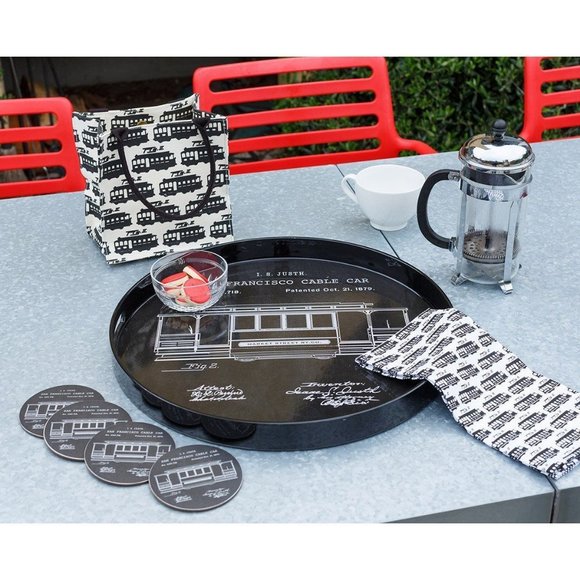 Round Serving Tray - Picture 2 of 3